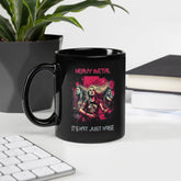 It's Not Just Noise Black Glossy Mug - Beyond T-shirts
